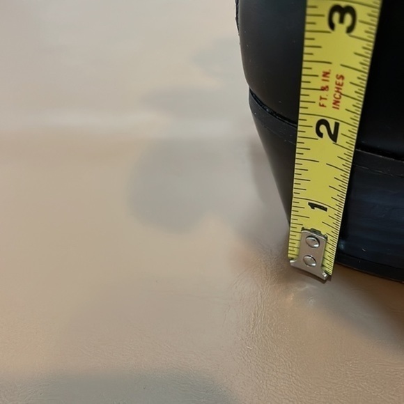 Nine West ankle Boots leather motorcycle black NWCarrillo shoe zip boot Sz 8M - Picture 13 of 16